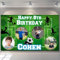 Personalised Birthday Backdrop Background Banner Photo Football Club Sports Poster Fabric kids Party Decorations girls boy children