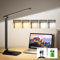 One Fire LED Desk Lamp, 3600mAh Rechargeable Lamp, 10 Brightness Desk Lamp