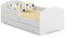 KOBI Lit Enfant LUK avec Matelas, Blanc | pour Chambres d'enfants | pour Un garçon et Une Fille | Lit Bebe pour Enfants | (avec tiroir, 140x70)