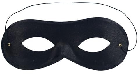 FNA Fashions® Robber Bandit Superhero Domino Eye Mask (Black)