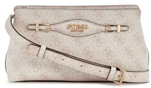 GUESS Katya Crossbody Top Zip Rose Water Logo