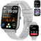 Smart Watch for Men Women(Answer/Make Call),1.83HD Fitness Tracker with Pressure/SpO2/Heart Rate Monitor,Sleep Tracker, Step Counter, IP68 Waterproof 123+ Sport Modes Fitness Watch for Android&iPhone