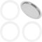 STOBAZA 1 juego Juntas de Silicona para Cafetera Espresso de Tazas Repuestos de Goma para Cafetera Filtros de Café Incluidos Accesorios de Silicona y Acero Inoxidable