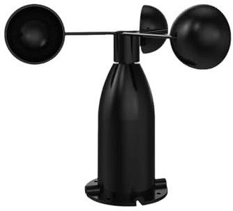 IndusTradCorp Wind Speed And Air Volume Measuring Instrument Sensor, RS485, 4-20mA, 0-5V, 0-10V Anemometer Three Cup Anemometer, 0-60m/s 360° Anemometer(Wind speed,0-5V Output)