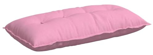 vidaXL Rückenkissen Rosa 100 x 19 x 50 cm Stoff