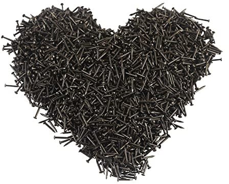 omyzan bronze 500PCS tête ronde petits clous en bois bricolage boîtes décoratives accessoires 1 * 10mm