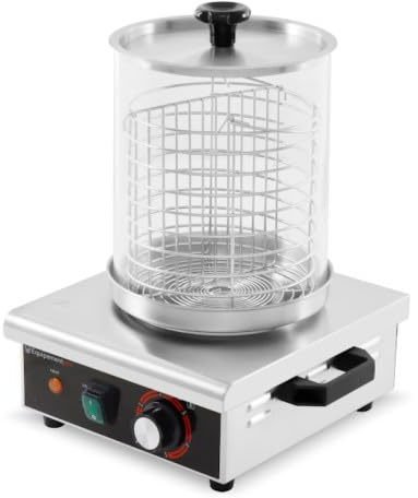 equipementpro – {hdw-1} – Dispositivo a Hot Dog in inox – Macchina per Hot Dog professionale professionale (Potenza 450 Watt, temperatura 0 – 95 °C, T)