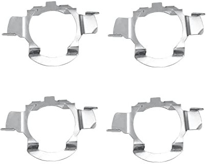 DEDC 4pcs H7 LED Supports de Base, LED Porte-Adaptateur en Métal de Phare Ampoule Titulaire Socket Retenue Porte-Support