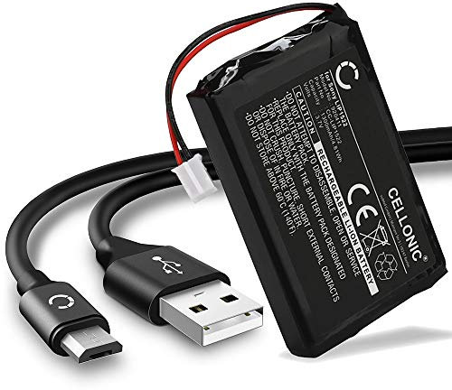 CELLONIC® Ersatz Akku LIP1522 kompatibel mit Sony PS4 Dualshock Controller Ersatzakku 1300mAh + USB Kabel Game Gamepad Joypad Batterie