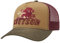 Stetson Stronger Bison Trucker Cap Herren Baumwolle Gefüttert Mesh Einsatz Snapback Verschluss Sommer Winter Bordeaux One Size