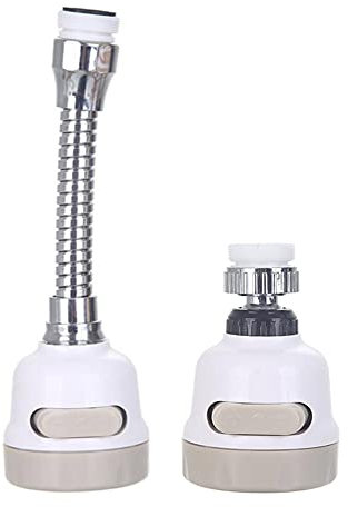 WMLBK 2PCS 360° Kitchen Pressurize Tap Head-Filter Water Saving Faucet-Extender Sprayer Sink Spray Adapter