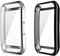 Kobmand Hülle Kompatibel mit Honor Band 6/Huawei Band 6,TPU Panzerglas Displayschutz Schutzfolie,360°Schutzhülle für Honor Band 6/Huawei Band 6 (transparent&Schwarz)