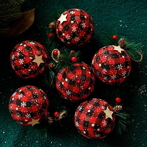 skopers 6 STÜCKE 2022 Neue Weihnachtskugel Weihnachtsdekoration Wohnkultur Raumdekor Weihnachtsschmuck