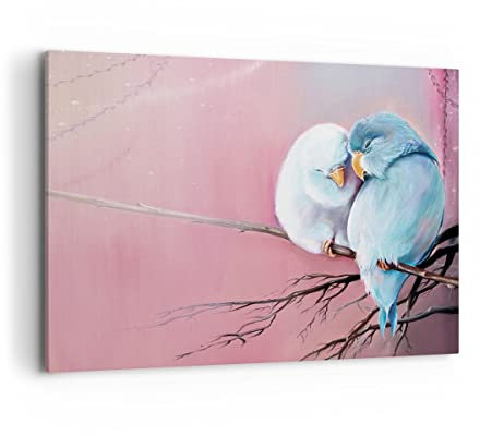 ARTTOR Bilder auf Leinwand 120x80cm Wandbild Natur Pastell - 5026
