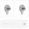 12 Pcs Self Adhesive Wall Nail Transparent Adhesive Hooks Strong Adhesive Hooks Non-Trace Wall Picture Hooks for Wall Picture Home Bathroom Kitchen