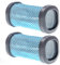 Lot de 2 filtres de rechange compatibles avec Hoover T114 Filtre principal pour aspirateur 35601872