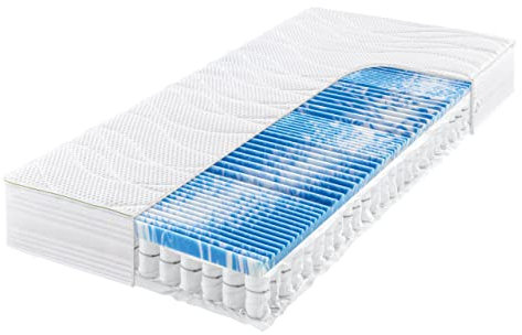 Frankenstolz 7-Zonen-Gelart-Tonnentaschenfederkern-Matratze Bodensee T Härtegrad 2 140x200 cm