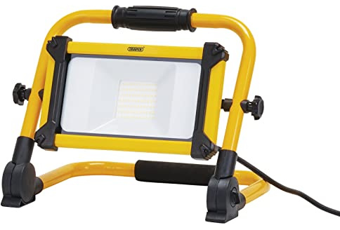 Draper 03181 230V SMD LED Folding Site Light, 50W, 5500 Lumens