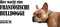 Strong Dogs US. /Hundeschild Warnschild Achtung Hier wache ich/Hinweisschild Gartentor Gartenzaun - Türschild Haustüre Warnschild/Abschreckung Einbruchschutz (Französische Bulldogge)