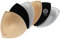 6 pcs de Relleno Sujetador Push up. Almohadillas Sujetador Invisible Que Realzan los Pechos. Relleno Sujetador Deportivo, Bikinis, Lenceria, Mastectomia. 3 Efecto Bra. ALBURANⓇ (Negro-Blanco-Beige)