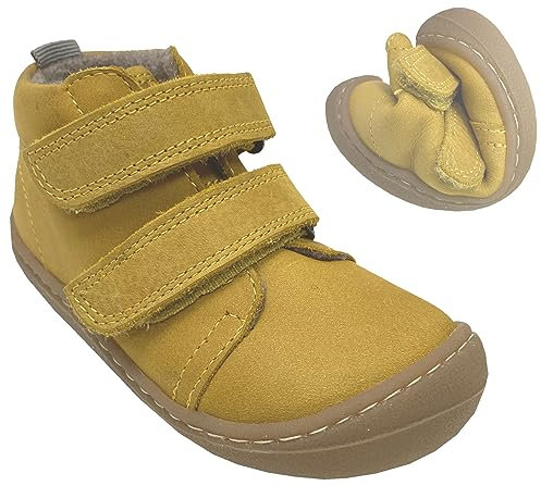 KOEL Barfußschuhe BOB Hydro, Wollfilz Futter schmalere Leiste -Spann Normal in Ockergelb (24)