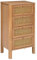 Atmosphera - Schubladenschrank Tiria Eschenfurnier - 55x38cm - 4 Schubladen - Naturholz