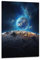 Weltraum Erde Wandkunst Leinwand Poster Blaue Erde Fantasy Planet Sci-Fi Wanddekoration Poster Schlafsaal Dekor Malerei Kunst