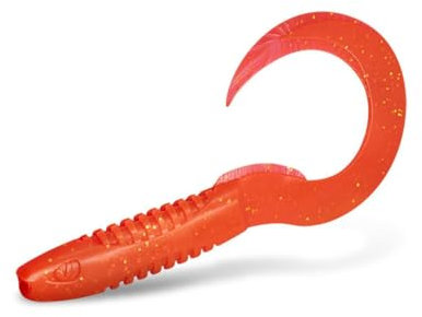 5 x 60mm Twister Berry Gummifisch Gummiköder Forelle Barsch Zander