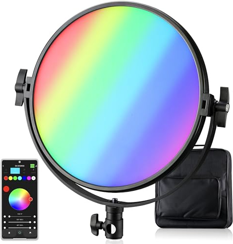 Bresser BR S60RGB RGB LED Studioleuchte 60 W CCT 2700 bis 10000 K