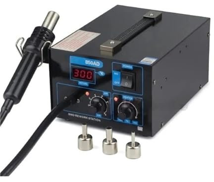 CHIPEL Digital Display Hot Air Desoldering Station Air Pump Can Adjust Temperature Heat Gun SMD Phone Soldering Station