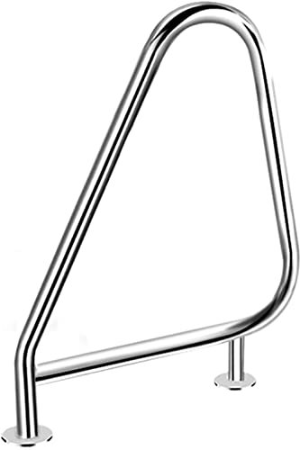 ASHILD Mains courantes de Piscine, balustrades de Piscine en Acier Inoxydable 304, Mains courantes d'escalier de Spa, pour piscines creusées de Jardin, Main Courante d'échelle de Piscine Facile à i
