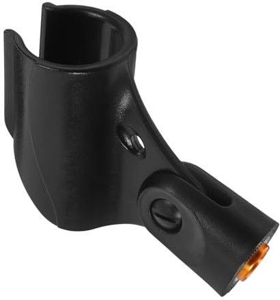SHOWERORO Pince Pour Microphone En u Filetage En Métal Compatible Micros 28,5-45 Mm Support Micro Accessoire Solide Et Stable Usage En Studio Et Scène