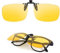 PVFZXS 4-Teiliges Set Nachtbrille zum Autofahren, Nachtfahrbrille Herren, Nachtfahrbrille Damen, Polarisiert-Reduziert Effektiv die Blendung von Entgegenkommenden Scheinwerfern-HD Sichtglas (L)
