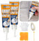 Tile Grout Repair Kit, Fast Drying Tiles Sealer Bathroom Shower Kitchen Floor, Restore and Renew Joints Line, Gaps, Replace Grouts Pen (Grey, 200G)