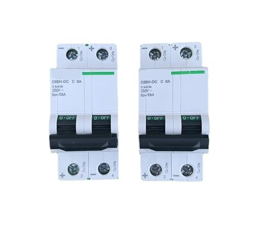 KTMBOHU C65H-DC 2P 63A 250 V-380 V A9N22074 commutateur de disjoncteurs à Courant continu(6A)