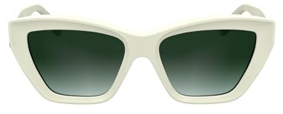 KARL LAGERFELD Women's Sunglasses KL6179S - White with Gradient Green Lens