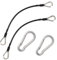 Maxqzin 2PCS 10 Gym Cable Extension Home Gym Extension Cables Replacement Cable Machine Accessories Compatible with Bowflex Home Gym Machine Accessories