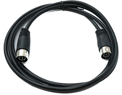 System-S S-Video Câble 150 cm DIN 8 broches mâle vers mâle Noir