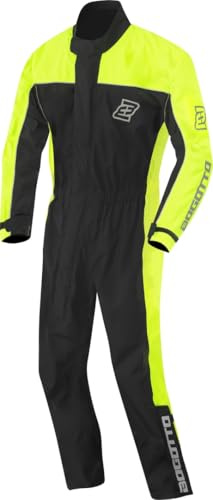 Bogotto Rain 1-Teiler Motorrad Regenkombi, schwarz/gelb, 3XL