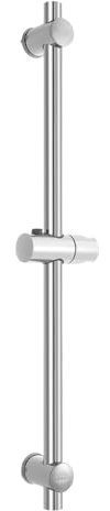 awolsrgiop Barre de douche 65 cm, support de tête de douche, distance réglable de 50 à 65 cm, barre de douche réglable avec support de douchette