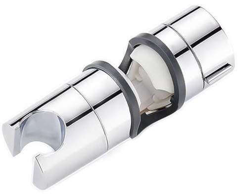 Shower Head Holder 19-25MM Adjustable ABS Replacement Shower Holder Shower Head Holder Replacement Shower Holder Bracket Shower Head Holders for 19-25MM Slide Bar Adjustable Shower Rod Holder