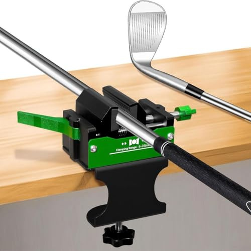 Getdoublerich Golf Club Vice Regripping Kit 2.0, Golf Grips Removal Tool Quick Release Vise Clamp, Golfs Training Aids For 6-28mm Shafts