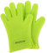 Kxcfcys® 1 paire de gants de cuisine en silicone résistant à la chaleur pour barbecue grill et four