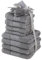 Dreamscene Luxury Towels Bale Set 100% Cotton Large Soft Bath Hand Face 12 Piece - Grey