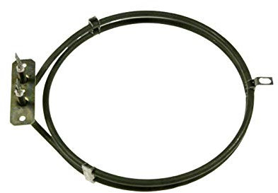Marel Shop® - Resistenza Circolare per Forno Ventilato Cucina compatibile con Smeg 2400W 214 x 196 mm