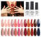 AIMEILI Smalto Semipermente Kit Semipermanente Unghie in Gel UV LED Smalti Colorati Gel per Manicure Soak Off Gel Polish Set 12 x 8ml - Set Numero 4