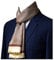 UK_Stone Halstuch Herren 100% Seide Schal Vintage Pattern Seidenschal Herrenschal, (Vintage Pattern #2 Beige)