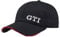 Mfacl Baseballmütze Hip Hop Cap Hut Outdoor Sports Hut Mode GTI Baseballkappen Feste Papa Hüte LKW-Fahrer Hut Unisex Visier (Color : Black, Size : Adjustable)