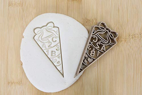 Cookie Cutter Fondant Keksstempel/Ausstechform Keksausstecher Plätzchen Schultüte ca. 8cm