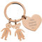 Personalised Family Keyring Gift – “This Mummy Belongs To…” – Custom Name Charms from Kids – Heart Keychain for Mum, Nanny, Grandma – Birthday, Mother’s Day, Gift for Her (Rose Gold)